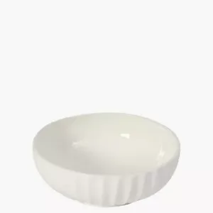 Porcelain Ridge Salad Bowl