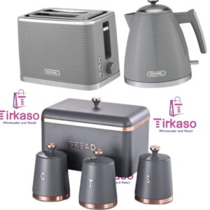 Kettle, Toaster & Bread Bin Combo