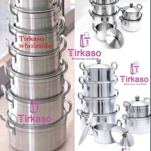 14 Pieces Aluminum Pots Set