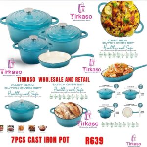 7PCS Cast Iron Pot
