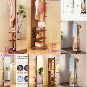 Full Length Mirror With Storage Clothes