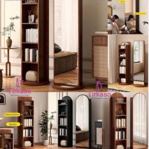 Full Length Mirror With Storage Shelf